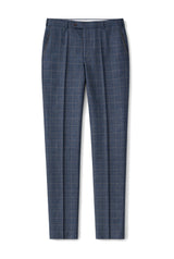 Reseña de los pantalones de tweed azul a cuadros para hombre de Scott: