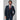 Scott - Blazer de tweed azul a cuadros para hombre