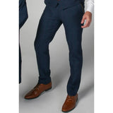 Reseña de los pantalones de tweed azul a cuadros para hombre de Scott: