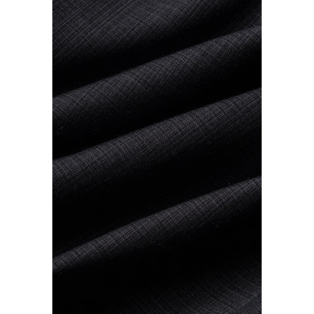 Seeba - Blazer clásico de carbón para hombre