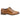 Zapatos Derby de cuero auténtico con cordones para hombre, elegantes, formales, clásicos, color marrón claro.