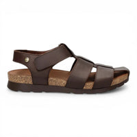 Stanley C1 - Sandalias de cuero impermeables color marrón corteza para hombre