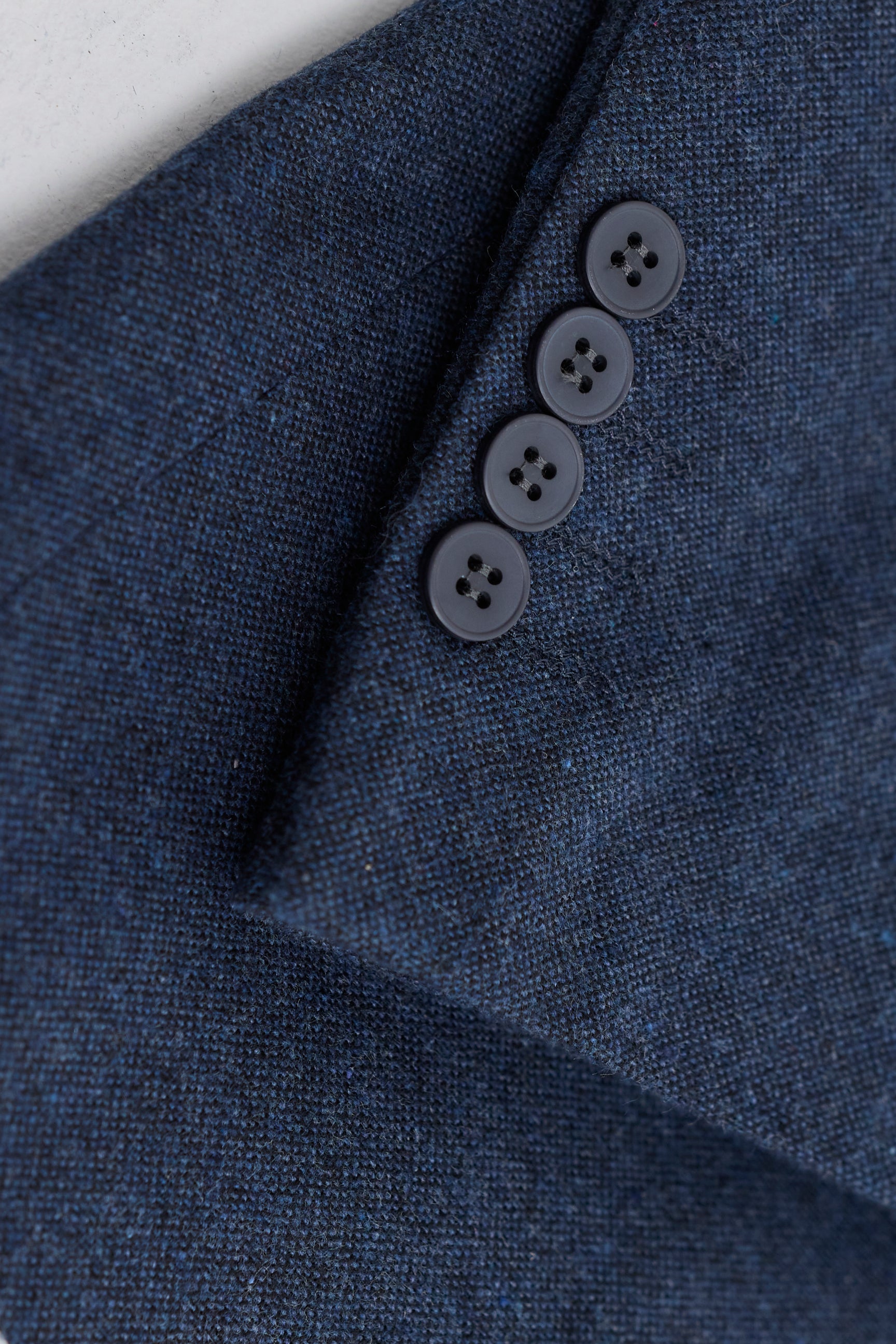 Traje de lana azul marino para hombre estilo Peaky Blinders