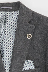 Traje de hombre de lana gris estilo Peaky Blinders de los años 20