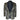STZ64-65 - Blazer de terciopelo con estampado floral Paisley para hombre, color negro.