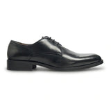Zapatos Derby clásicos de cuero negro con cordones para hombre de Taylor