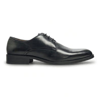 Zapatos Derby clásicos de cuero negro con cordones para hombre de Taylor