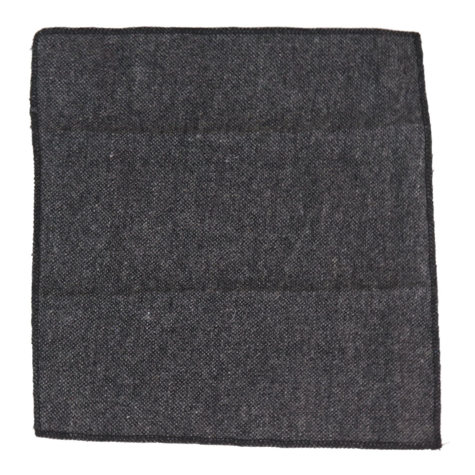 Conjunto de corbata y pañuelo para hombre - Tweed gris STZ23, talla única
