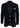 Chaqueta tipo blazer de terciopelo para hombre, 2 botones, estilo elegante informal, corte entallado - Negro