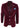 Chaqueta tipo blazer de terciopelo para hombre, dos botones, estilo elegante informal, corte entallado - Vino