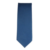 Conjunto de corbata y pañuelo de bolsillo para hombre - Corbata formal lisa - Azul