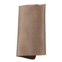 Conjunto de corbata y pañuelo de bolsillo para hombre, corbata formal lisa - Bronce