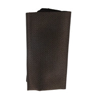 Conjunto de corbata y pañuelo de bolsillo para hombre, corbata formal lisa - Marrón