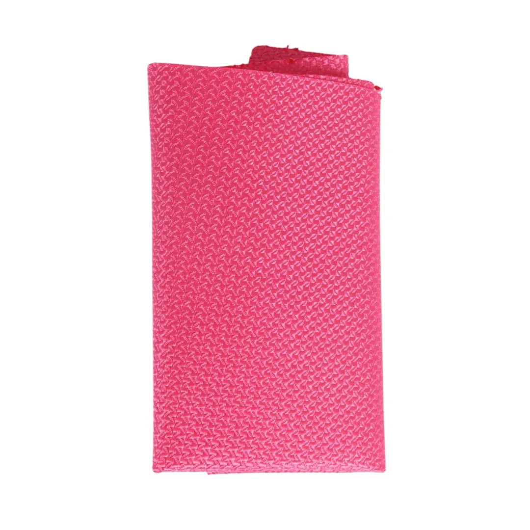 Conjunto de corbata y pañuelo de bolsillo para hombre, corbata formal lisa - Fucsia