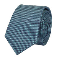 Conjunto de corbata y pañuelo de bolsillo para hombre, corbata formal lisa - Turquesa