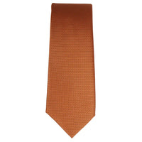 Conjunto de corbata y pañuelo de bolsillo para hombre, corbata formal lisa - Óxido