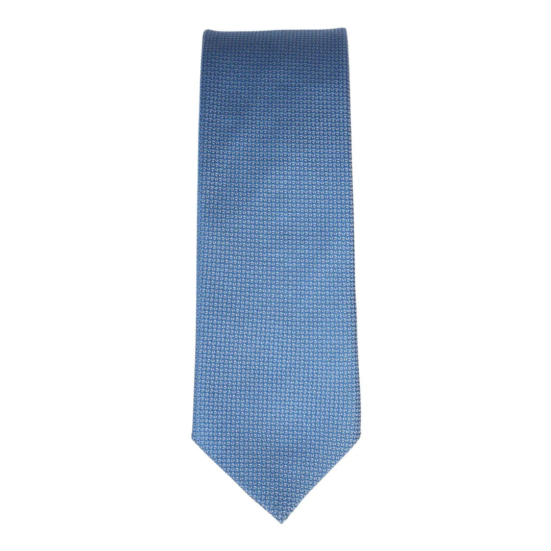 Conjunto de corbata y pañuelo de bolsillo para hombre - Corbata formal lisa - Azul cielo