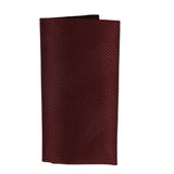 Conjunto de corbata y pañuelo de bolsillo para hombre, corbata formal lisa - Vino