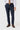 Thomas - Pantalones de hombre de tweed de espiga de mezcla de lana azul marino