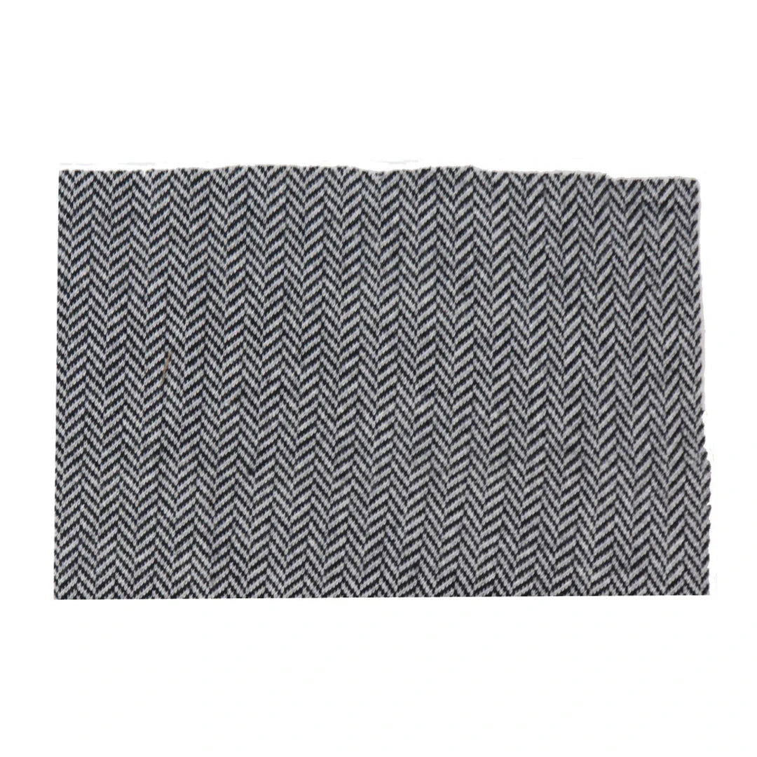 Conjunto de corbata y pañuelo de tweed gris para hombre, estilo clásico británico, de lana con diseño de espiga.