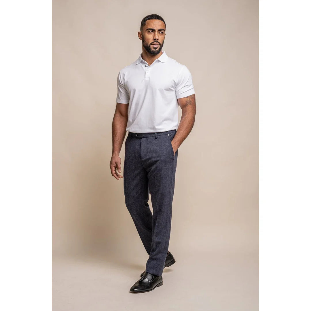 Tokio - Pantalones azul marino para hombre