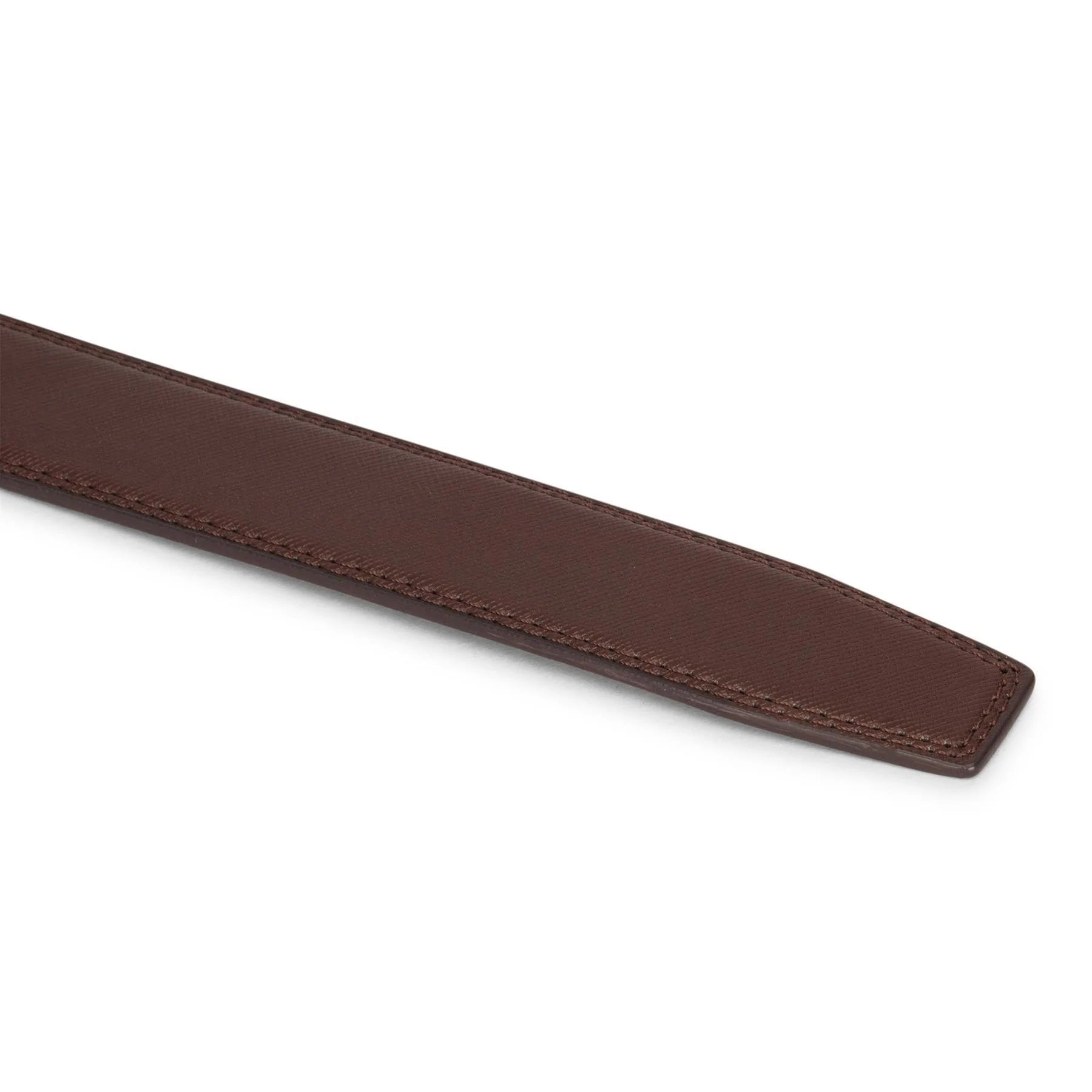 Cinturón de cuero marrón para hombre, con cierre de trinquete, para pantalones vaqueros y vestidos, 35 mm de ancho, ajustable a cualquier talla.