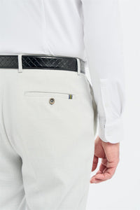 Tropez - Pantalones formales grises para hombre