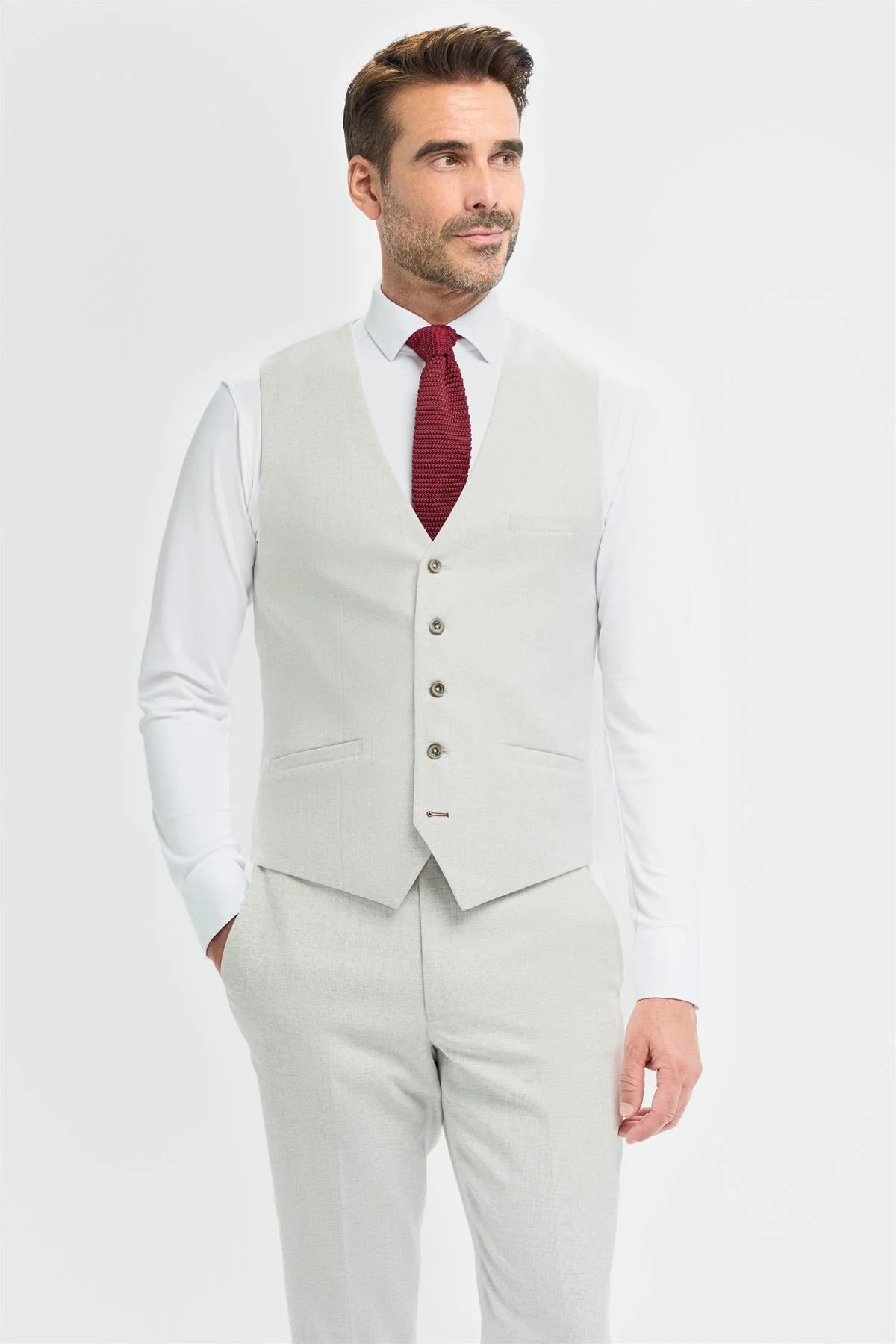 Tropez - Chaleco gris para hombre