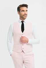 Tropez - Chaleco rosa para hombre