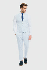 Tropez - Chaleco azul cielo para hombre