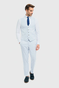 Tropez - Chaleco azul cielo para hombre