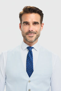 Tropez - Chaleco azul cielo para hombre