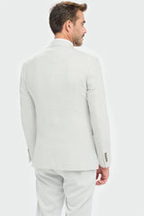Traje de hombre de 3 piezas gris de corte sastre Tropez