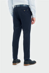 Traje de tres piezas azul marino de corte sastre para hombre Tropez
