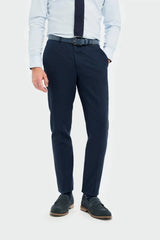 Traje de tres piezas azul marino de corte sastre para hombre Tropez