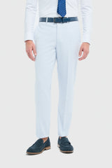 Traje de hombre de 3 piezas azul cielo de corte sastre Tropez