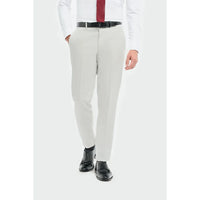 Tropez - Pantalones formales grises para hombre