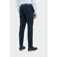 Tropez - Pantalones formales azul marino para hombre