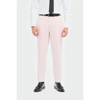Tropez - Pantalones formales rosas para hombre