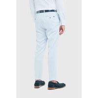 Tropez - Pantalones formales azul cielo para hombre