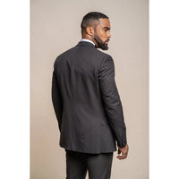 Esmoquin - Blazer clásico de esmoquin negro para hombre