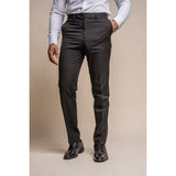 Tux - Pantalones de esmoquin clásicos negros para hombre