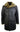 Chaqueta de hombre de piel de oveja auténtica, estilo duffle, color marrón, 3/4, clásica, marrón jengibre.