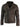 Chaqueta de cuero auténtico, corte ajustado, cremallera cruzada, estilo retro vintage Brando, para hombre, color marrón motero.