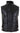 Chaleco de cuero auténtico para hombre, acolchado, con cremallera, estilo casual, color negro.