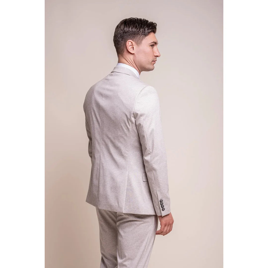 Valencia - Blazer clásico color crema para hombre