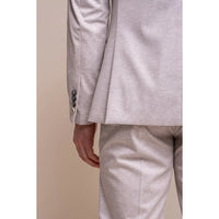 Valencia - Blazer clásico color crema para hombre