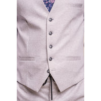 Valencia - Chaleco clásico color crema para hombre