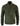 Chaqueta bomber universitaria de cuero de gamuza auténtica para hombre, estilo retro vintage clásico - Oliva
