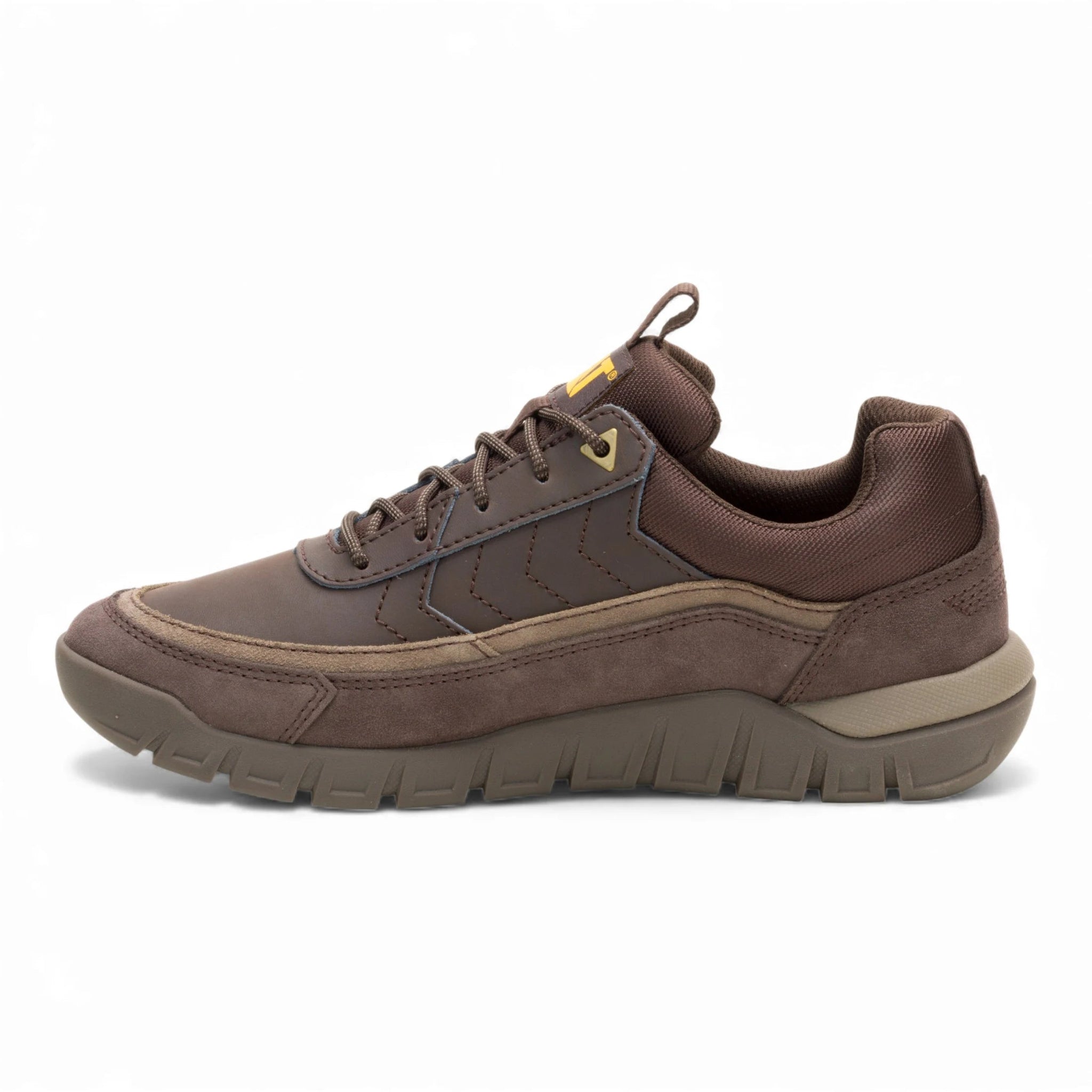 Versage Lo - Zapatillas deportivas ligeras de piel marrón para hombre, ideales para senderismo.